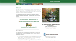 Desktop Screenshot of centerforruralsurgery.org