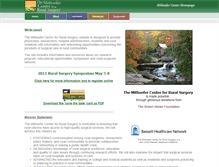 Tablet Screenshot of centerforruralsurgery.org